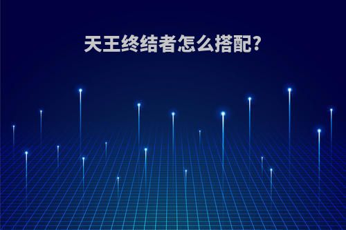 天王终结者怎么搭配?