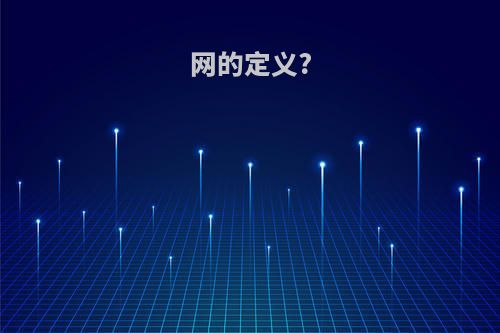 网的定义?