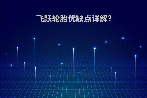 飞跃轮胎优缺点详解?
