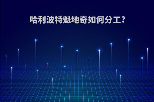 哈利波特魁地奇如何分工?